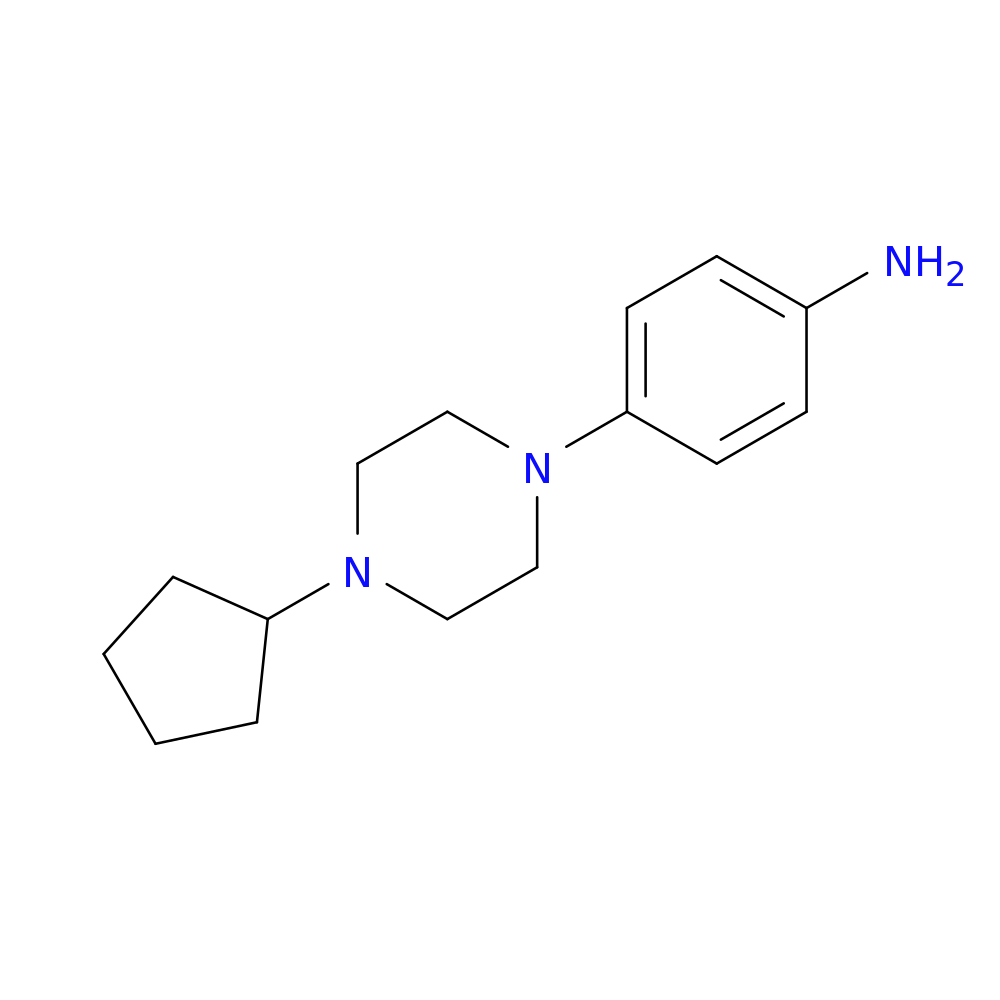 4-(4-Cyclopentylpiperazin-1-yl)aniline