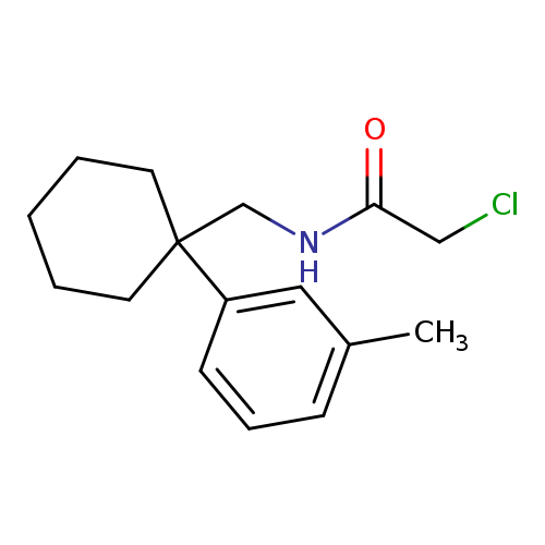 2-chloro-N-{[1-(3-methylphenyl)cyclohexyl]methyl}acetamide