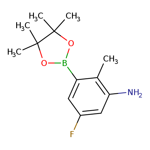 5-Fluoro-2-methyl-3-(4,4,5,5-tetramethyl-1,3,2-dioxaborolan-2-yl)aniline