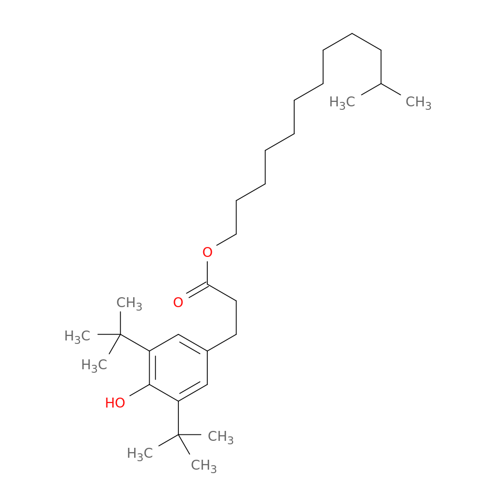 Isotridecyl 3-(3,5-Di-Tert-Butyl-4-Hydroxyphenyl)Propionate