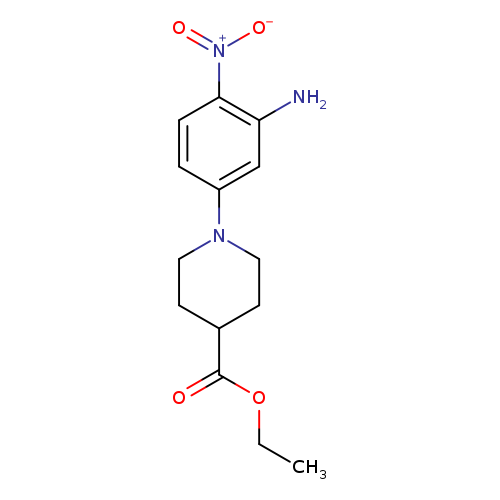 Ethyl 1-(3-amino-4-nitrophenyl)piperidine-4-carboxylate