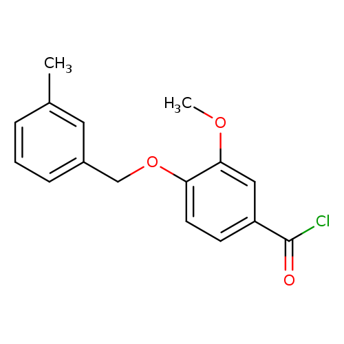 3-Methoxy-4-[(3-methylbenzyl)oxy]benzoyl chloride
