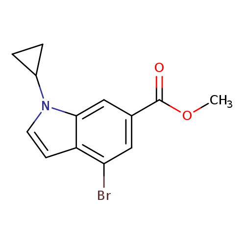 Methyl4-bromo-1-cyclopropyl-1H-indole-6-carboxylate