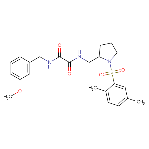 N-{[1-(2,5-dimethylbenzenesulfonyl)pyrrolidin-2-yl]methyl}-N'-[(3-methoxyphenyl)methyl]ethanediamide
