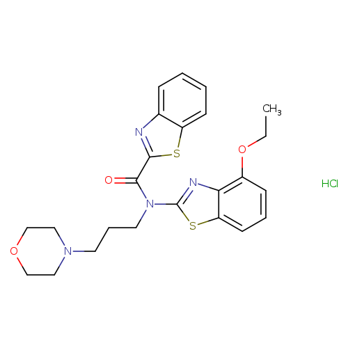 N-(4-ethoxy-1,3-benzothiazol-2-yl)-N-[3-(morpholin-4-yl)propyl]-1,3-benzothiazole-2-carboxamide hydrochloride
