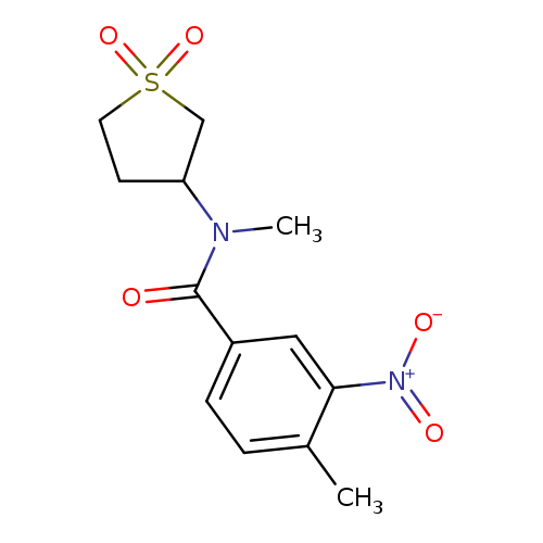 N-(1,1-dioxo-1lambda6-thiolan-3-yl)-N,4-dimethyl-3-nitrobenzamide
