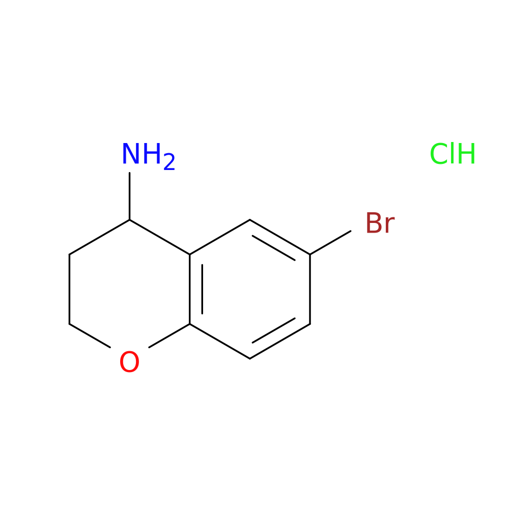 6-bromo-3,4-dihydro-2H-1-benzopyran-4-amine hydrochloride