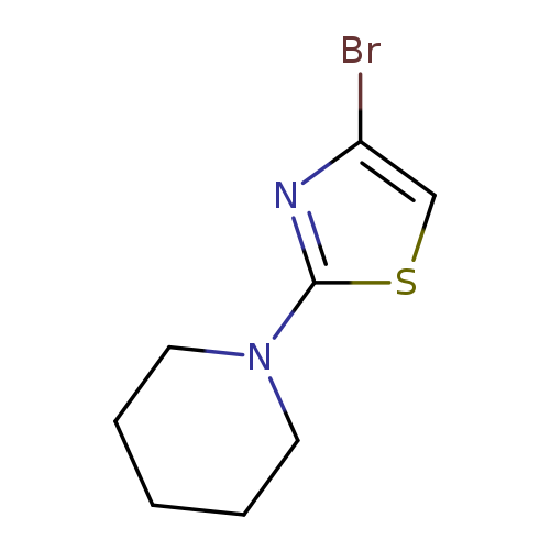 Piperidine, 1-(4-bromo-2-thiazolyl)-