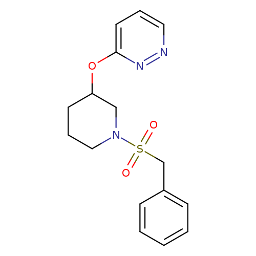 3-[(1-phenylmethanesulfonylpiperidin-3-yl)oxy]pyridazine