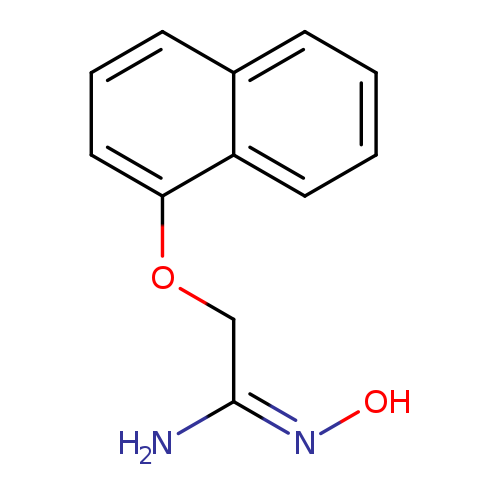 (E)-N'-hydroxy-2-(naphthalen-1-yloxy)ethanimidamide
