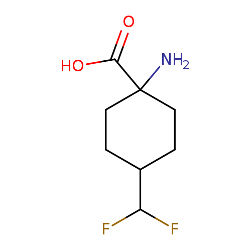 1-amino-4-(difluoromethyl)cyclohexane-1-carboxylic acid