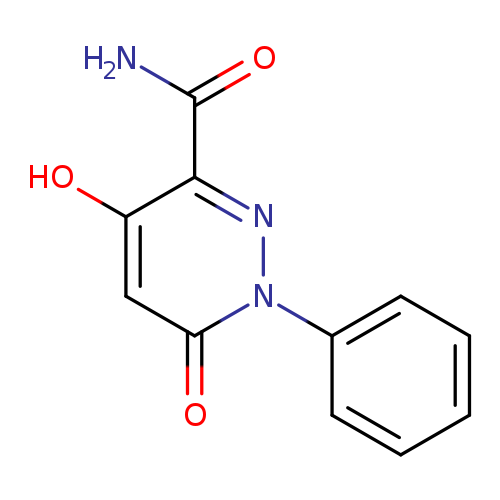 4-hydroxy-6-oxo-1-phenyl-1,6-dihydropyridazine-3-carboxamide