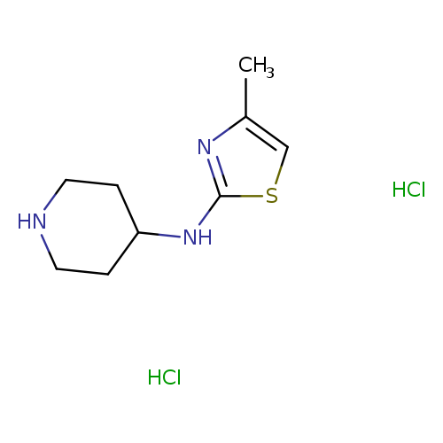 N-(4-methyl-1,3-thiazol-2-yl)piperidin-4-amine dihydrochloride