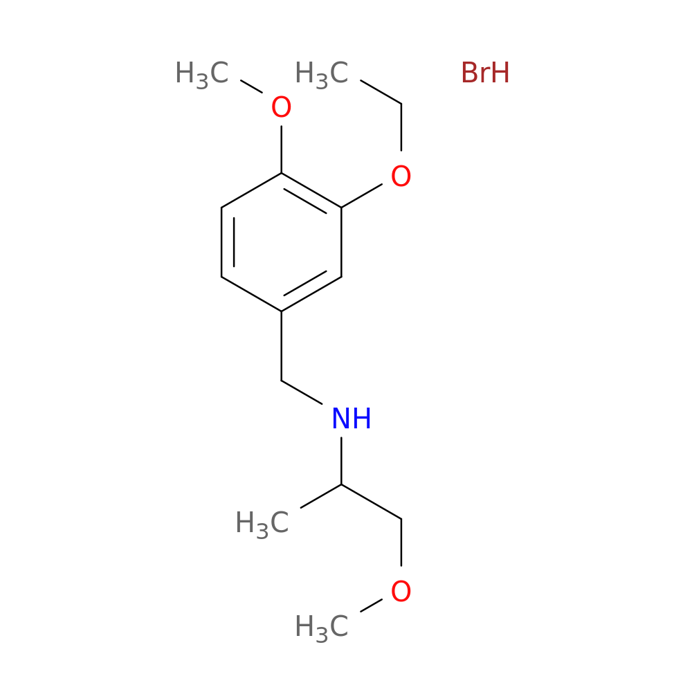 N-(3-Ethoxy-4-methoxybenzyl)-1-methoxy-2-propanamine hydrobromide