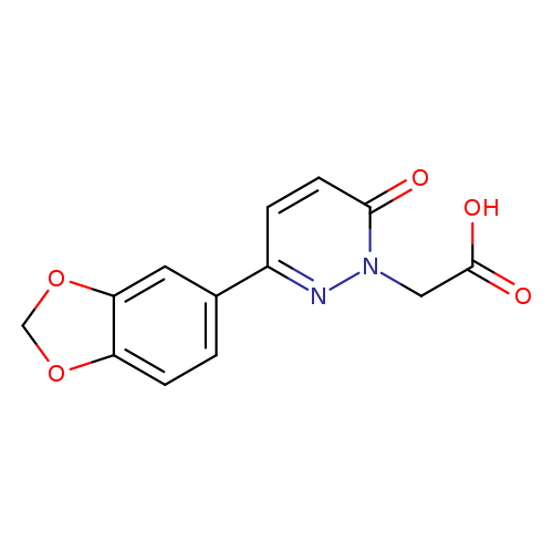 2-[3-(2H-1,3-benzodioxol-5-yl)-6-oxo-1,6-dihydropyridazin-1-yl]acetic acid