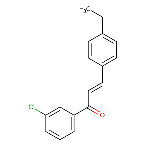 (2E)-1-(3-chlorophenyl)-3-(4-ethylphenyl)prop-2-en-1-one