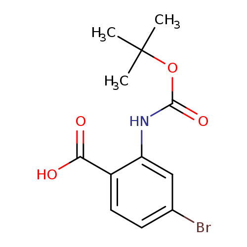 4-bromo-2-[(tert-butoxycarbonyl)amino]benzoic acid