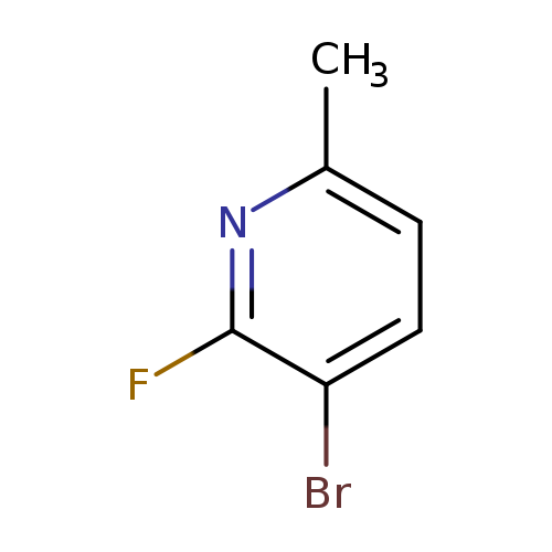 Pyridine, 3-bromo-2-fluoro-6-methyl-