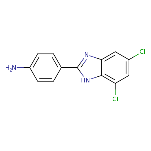 4-(5,7-Dichloro-1H-benzo[d]imidazol-2-yl)aniline