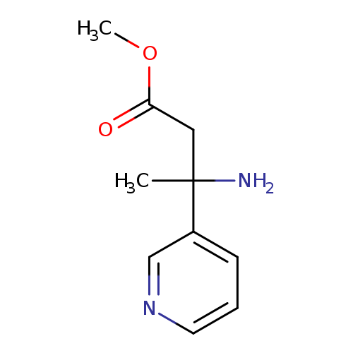 methyl 3-amino-3-(pyridin-3-yl)butanoate