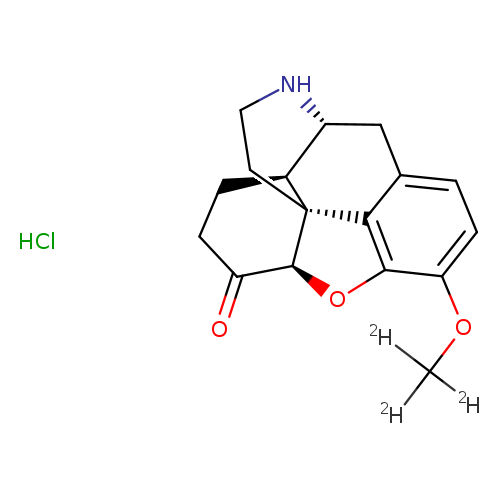 4,5α-epoxy-3-(methoxy-d3)-morphinan-6-one,monohydrochloride