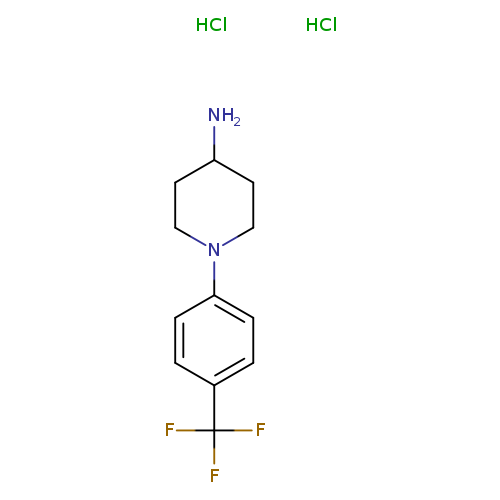 1-[4-(trifluoromethyl)phenyl]piperidin-4-aminedihydrochloride