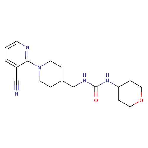3-{[1-(3-cyanopyridin-2-yl)piperidin-4-yl]methyl}-1-(oxan-4-yl)urea