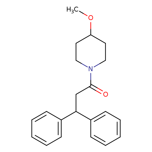 1-(4-methoxypiperidin-1-yl)-3,3-diphenylpropan-1-one