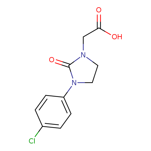 2-[3-(4-chlorophenyl)-2-oxoimidazolidin-1-yl]acetic acid