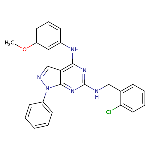 N6-[(2-chlorophenyl)methyl]-N4-(3-methoxyphenyl)-1-phenyl-1H-pyrazolo[3,4-d]pyrimidine-4,6-diamine