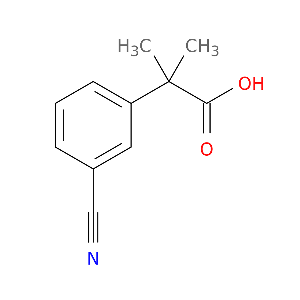 2-(3-Cyanophenyl)-2-Methylpropanoic Acid