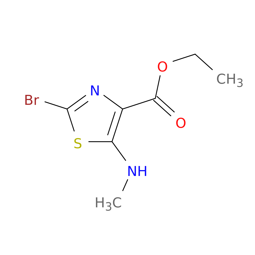 ethyl 2-bromo-5-(methylamino)-1,3-thiazole-4-carboxylate