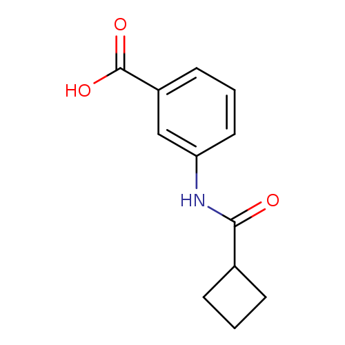 3-[(Cyclobutylcarbonyl)amino]benzoic acid