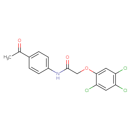 N-(4-acetylphenyl)-2-(2,4,5-trichlorophenoxy)acetamide