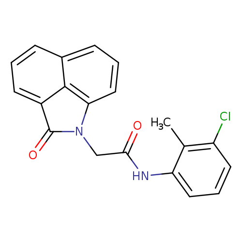 N-(3-chloro-2-methylphenyl)-2-(2-oxobenzo[cd]indol-1(2H)-yl)acetamide