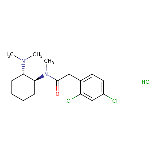 trans-2-(2,4-dichlorophenyl)-N-2-(dimethylamino)cyclohexyl)-N-methylacetamide,monohydrochloride