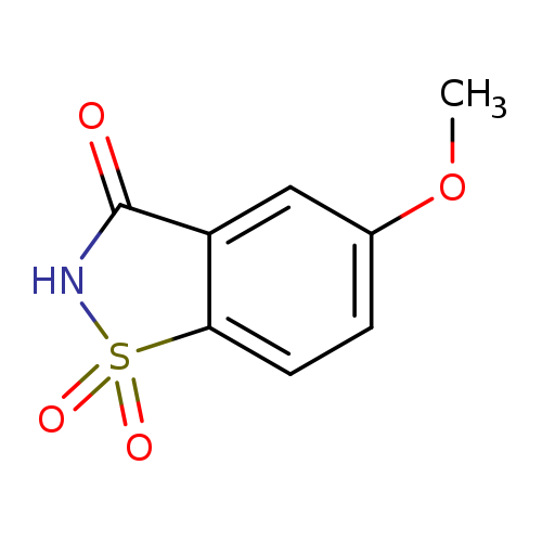 1,2-Benzisothiazol-3(2H)-one, 5-methoxy-, 1,1-dioxide