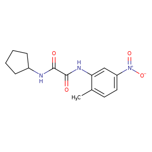 N-cyclopentyl-N'-(2-methyl-5-nitrophenyl)ethanediamide