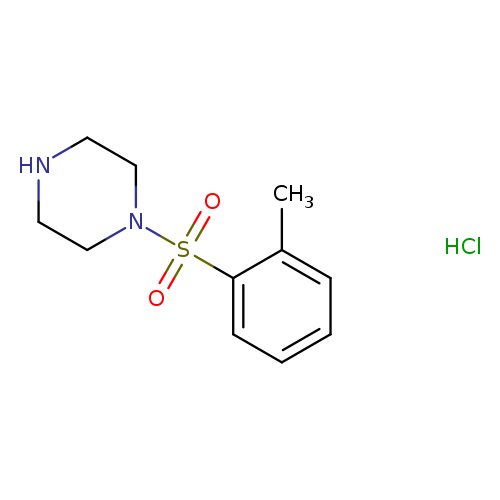 1-(2-methylbenzenesulfonyl)piperazine hydrochloride