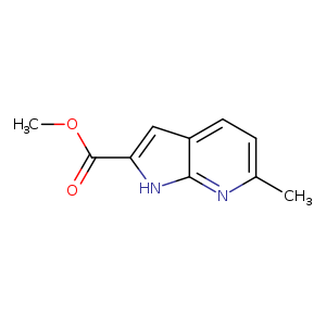 1H-Pyrrolo[2,3-b]pyridine-2-carboxylic acid, 6-methyl-, methyl ester