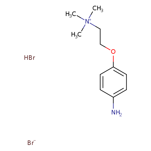 2-(4-Aminophenoxy)-N，N，N-trimethylethanaminium bromide hydrobromide