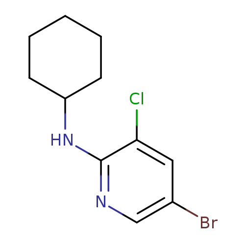 5-Bromo-3-chloro-2-cyclohexylaminopyridine