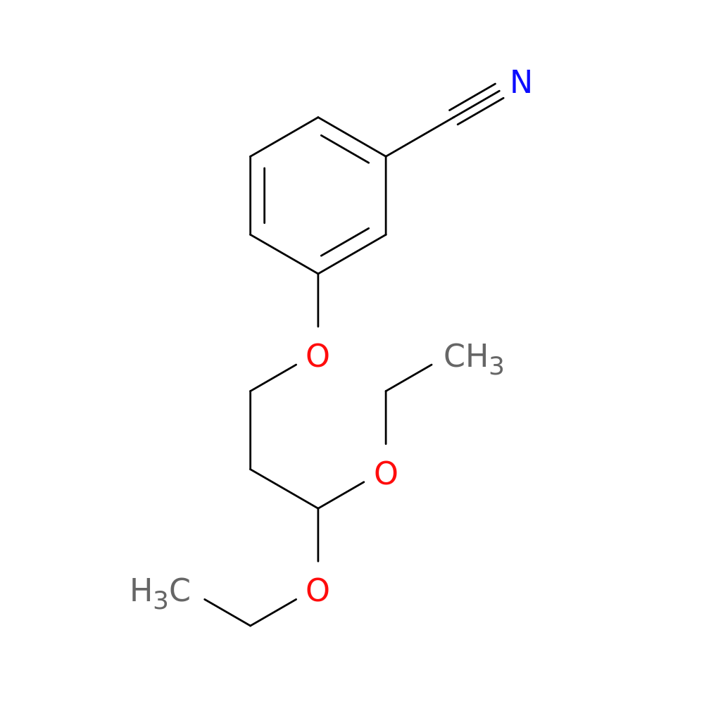 3-(3,3-diethoxypropoxy)benzonitrile