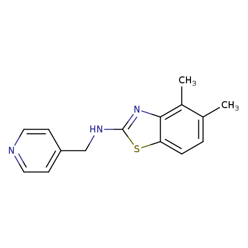 4,5-Dimethyl-N-(pyridin-4-ylmethyl)-1,3-benzothiazol-2-amine