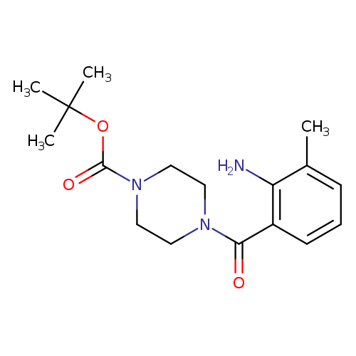 tert-Butyl 4-[(2-amino-3-methylphenyl)carbonyl]piperazine-1-carboxylate