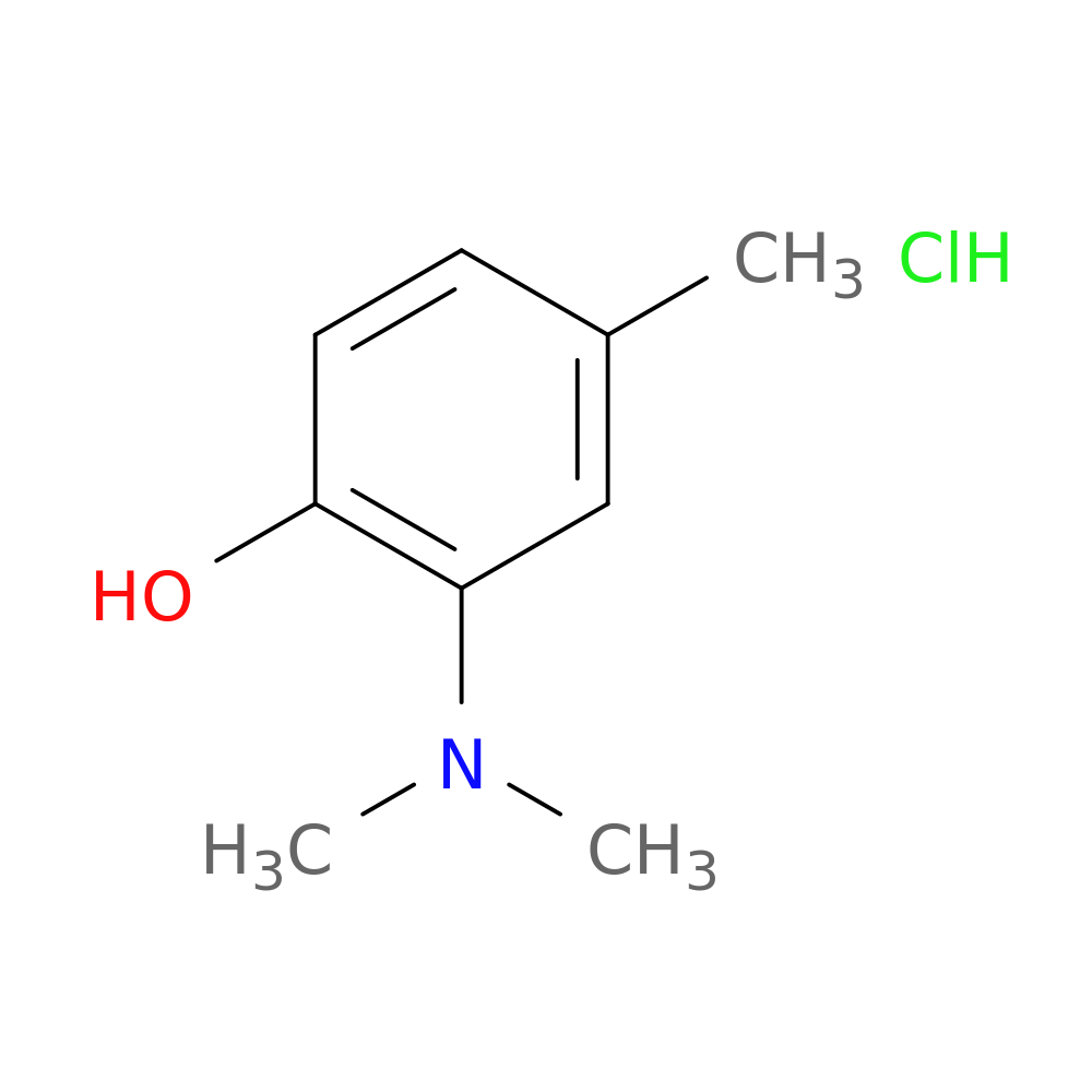 2-(dimethylamino)-4-methylphenol hydrochloride