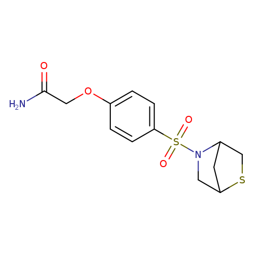 2-(4-{2-thia-5-azabicyclo[2.2.1]heptane-5-sulfonyl}phenoxy)acetamide