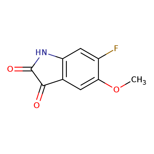6-fluoro-5-methoxy-2,3-dihydro-1H-indole-2,3-dione