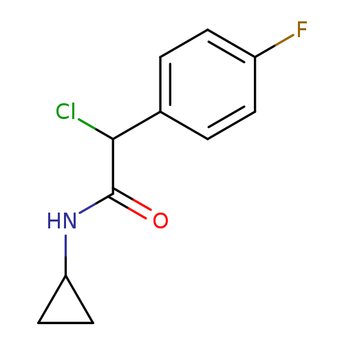 2-chloro-N-cyclopropyl-2-(4-fluorophenyl)acetamide