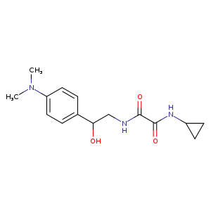 N-cyclopropyl-N'-{2-[4-(dimethylamino)phenyl]-2-hydroxyethyl}ethanediamide